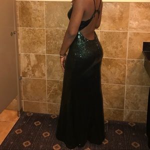 Sparkly Green Prom Dress
